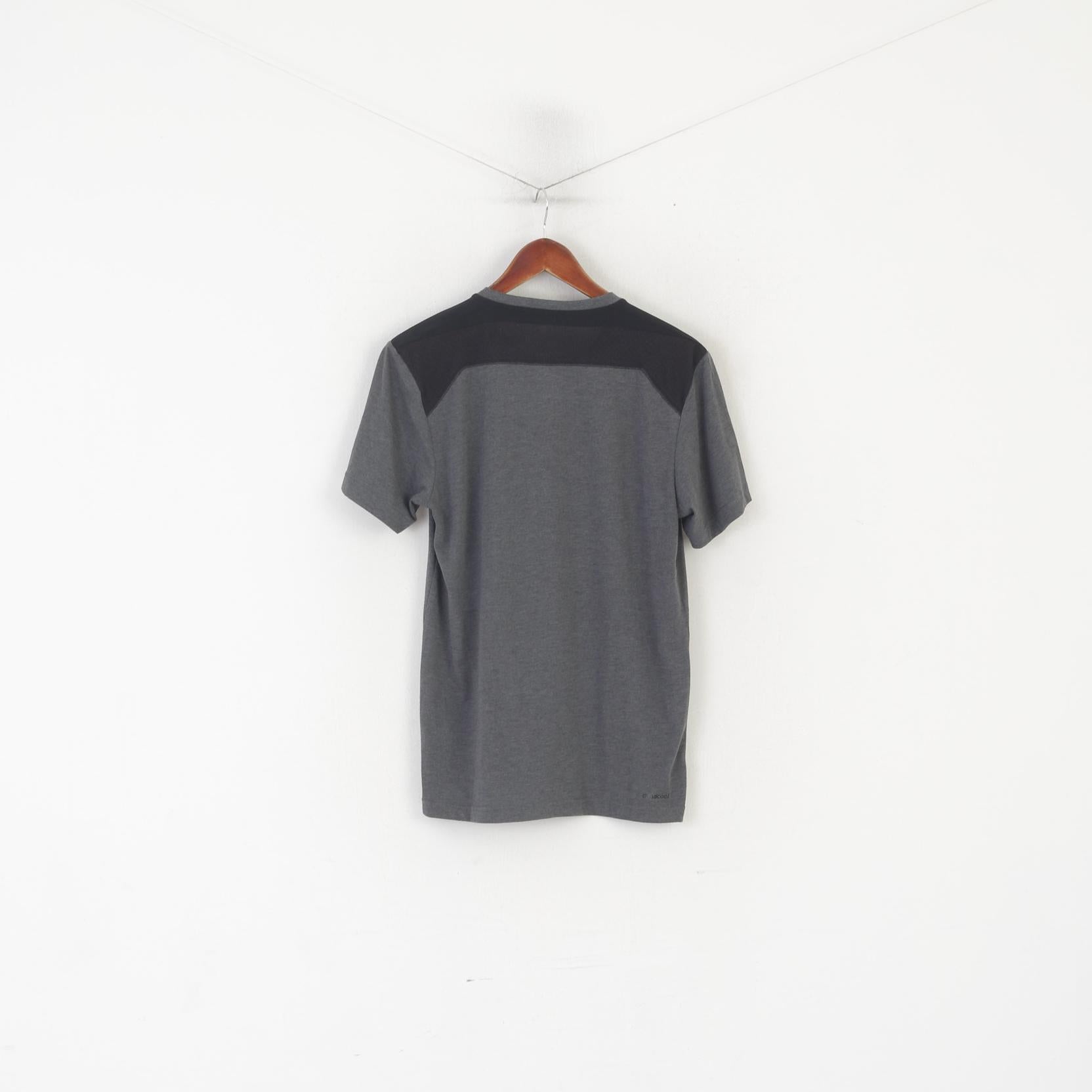 Adidas hommes S chemise gris Destroy Yourself Climacool Sportswear Run Active haut