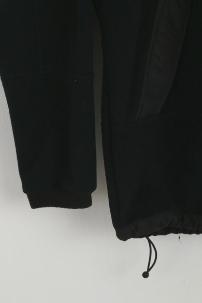 Peak Performance Men S Jacket Black Windstopper Fleece Outdoor Full Zipper Design Sweden Top