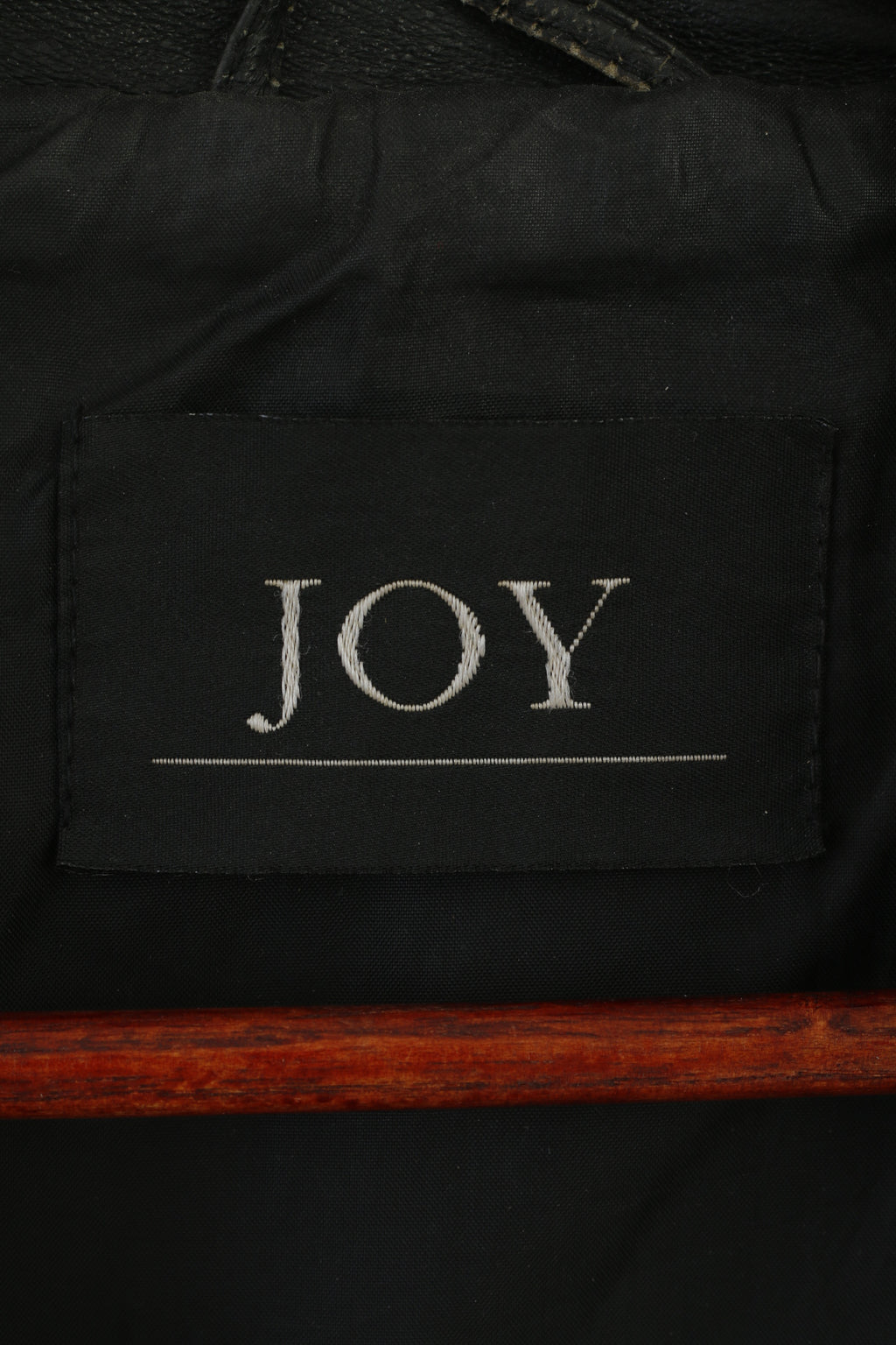 JOY Veste en cuir XL pour femme - Noir - Vintage - Ceinture de motard - Fermeture éclair intégrale - Haut rétro