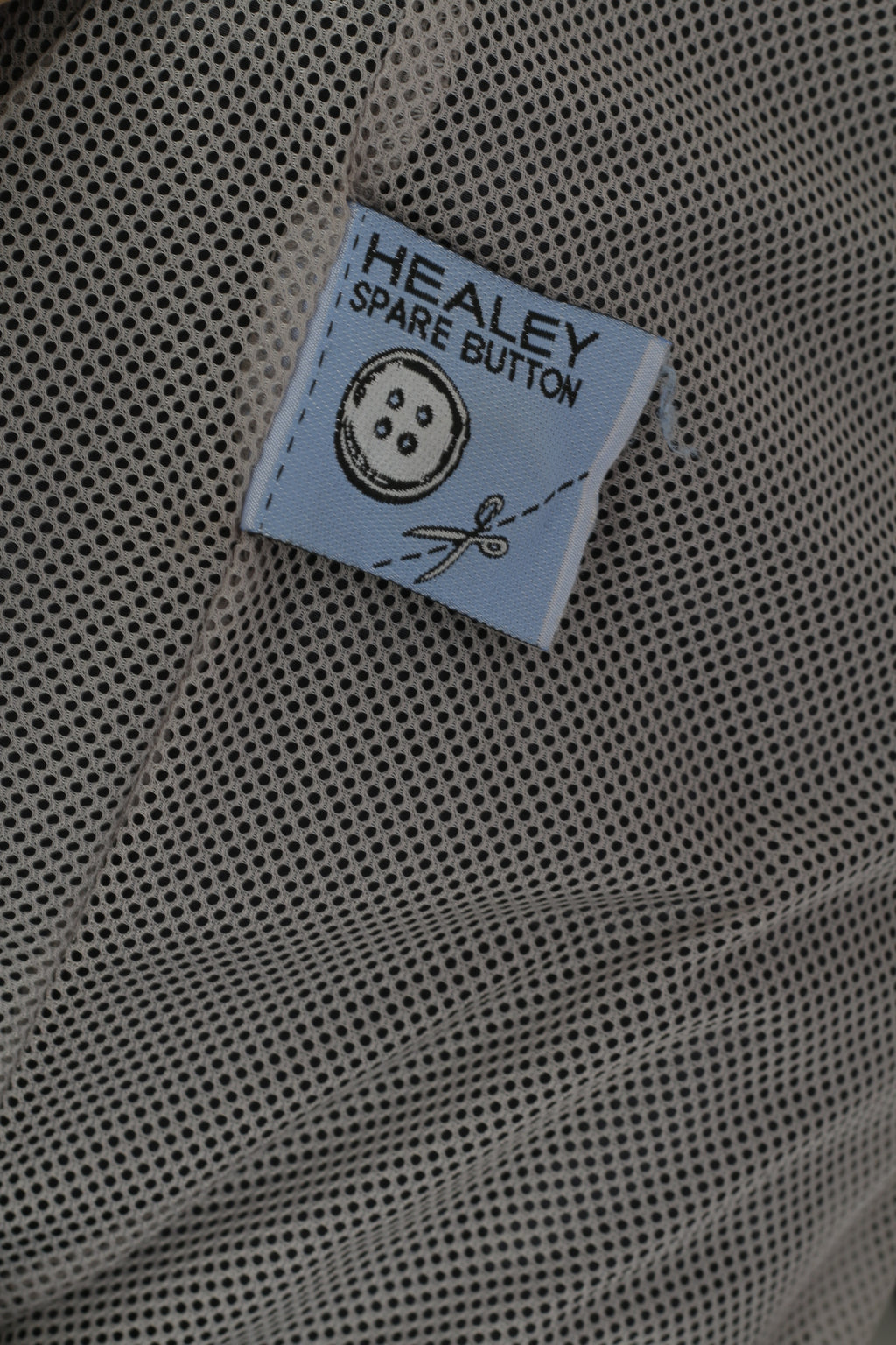 Healey Men L Jacket Dirty Blue La Carrera Panamericana Cotton Sport Buttoned Top