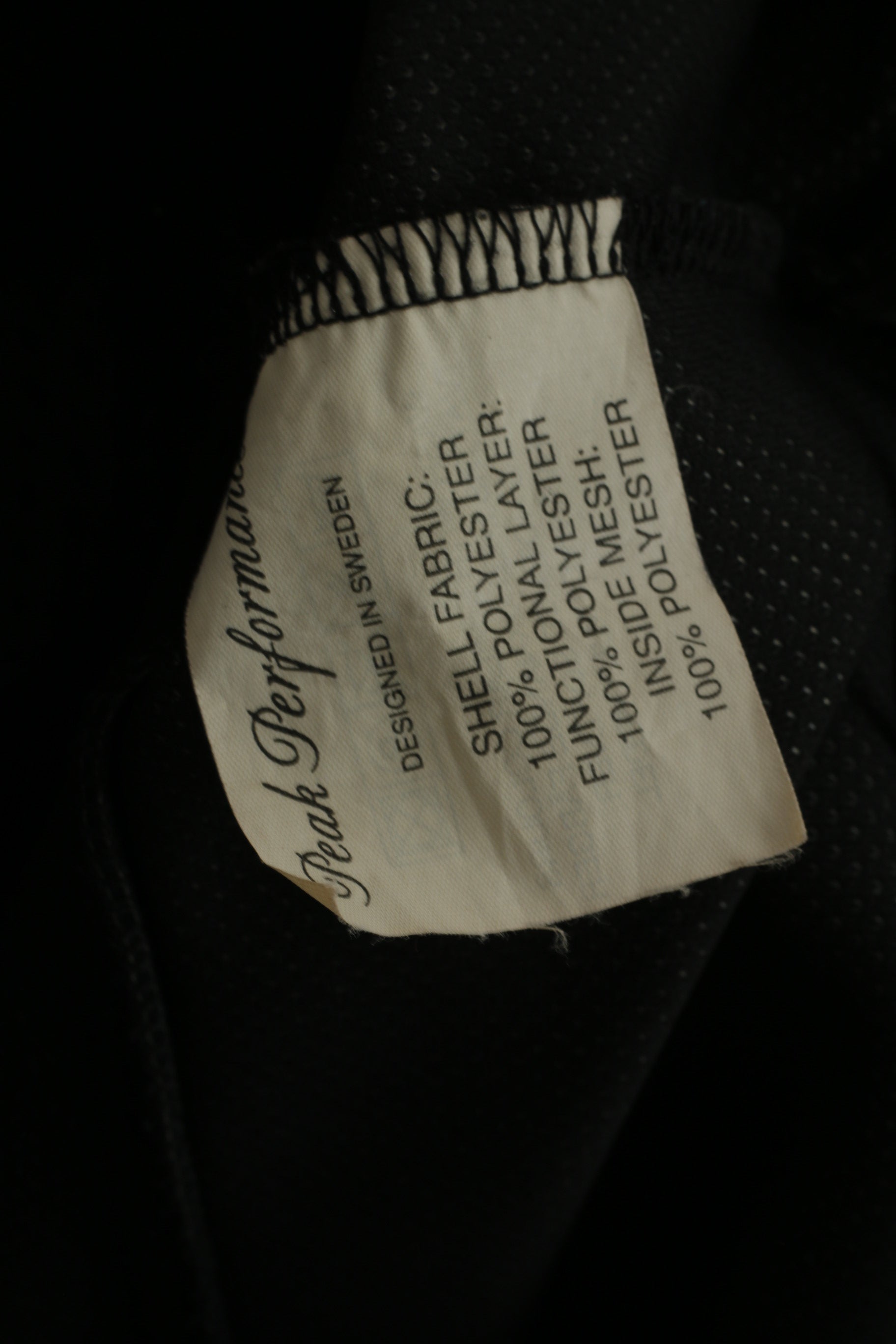 Peak Performance Men S Jacket Black Windstopper Fleece Outdoor Full Zipper Design Sweden Top