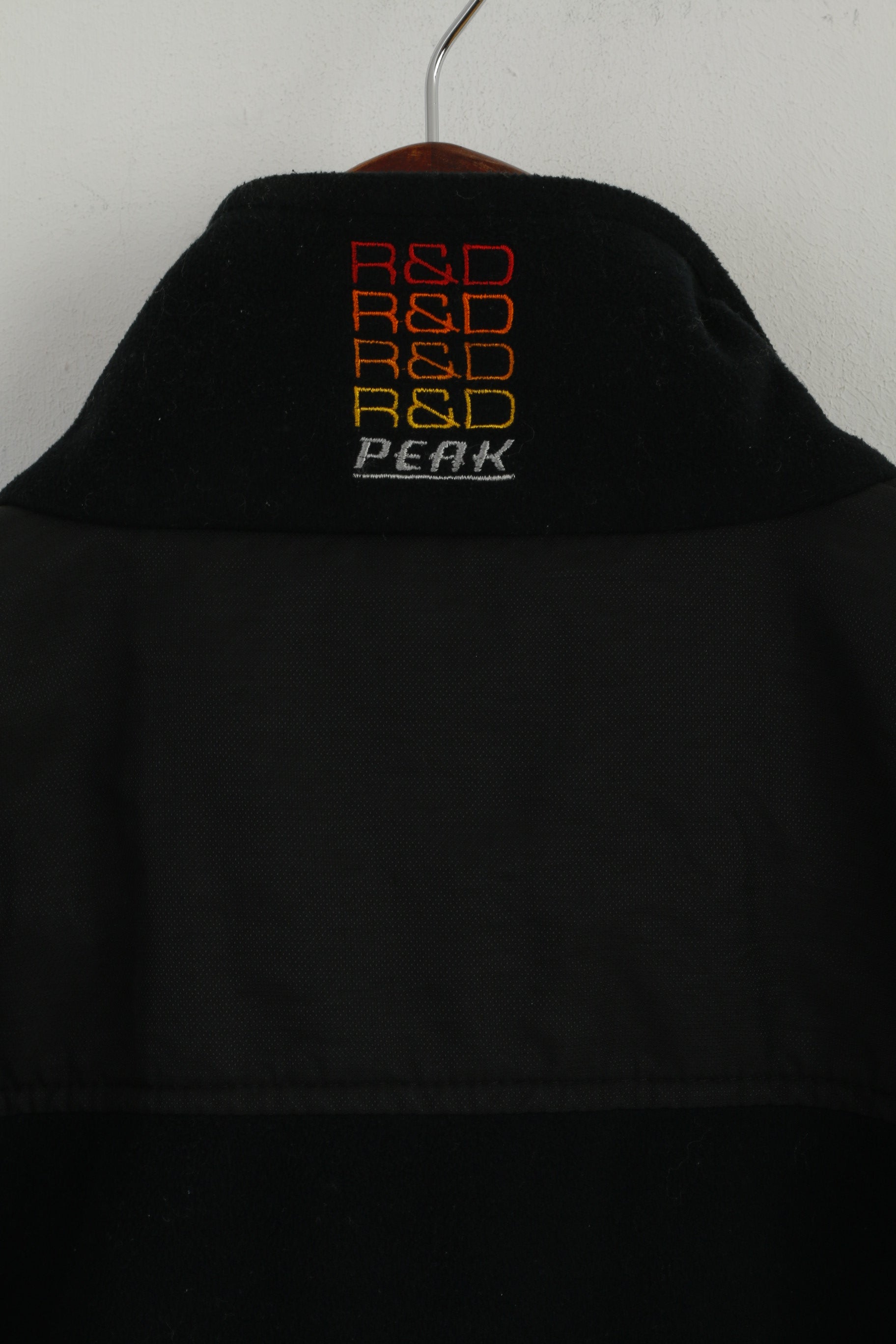 Peak Performance Men S Jacket Black Windstopper Fleece Outdoor Full Zipper Design Sweden Top