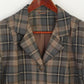 First Avenue Classics Women 18 44 XL Blazer Check Single Breasted Wool Top Jacket