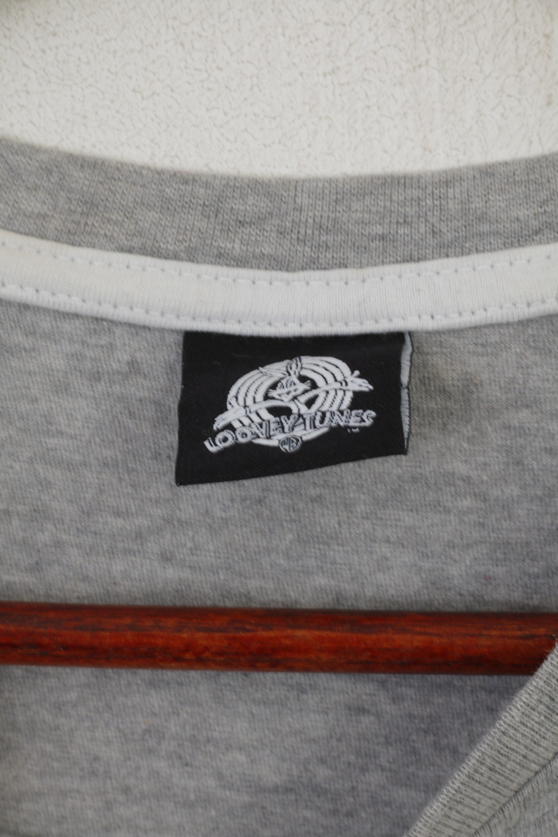 George Looney Tunes Men M Shirt Gray Cotton Vintage I Might Be Bald Top