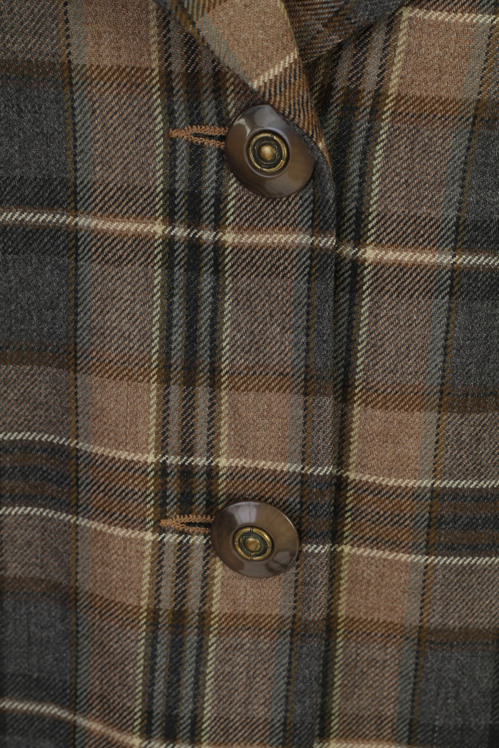 First Avenue Classics Women 18 44 XL Blazer Check Single Breasted Wool Top Jacket