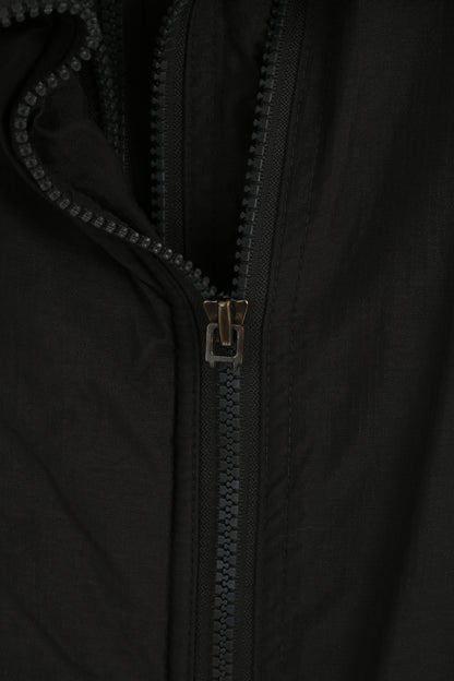 Giacca da uomo M Superdry grigia con 3 cerniere in nylon impermeabile giacca a vento casual