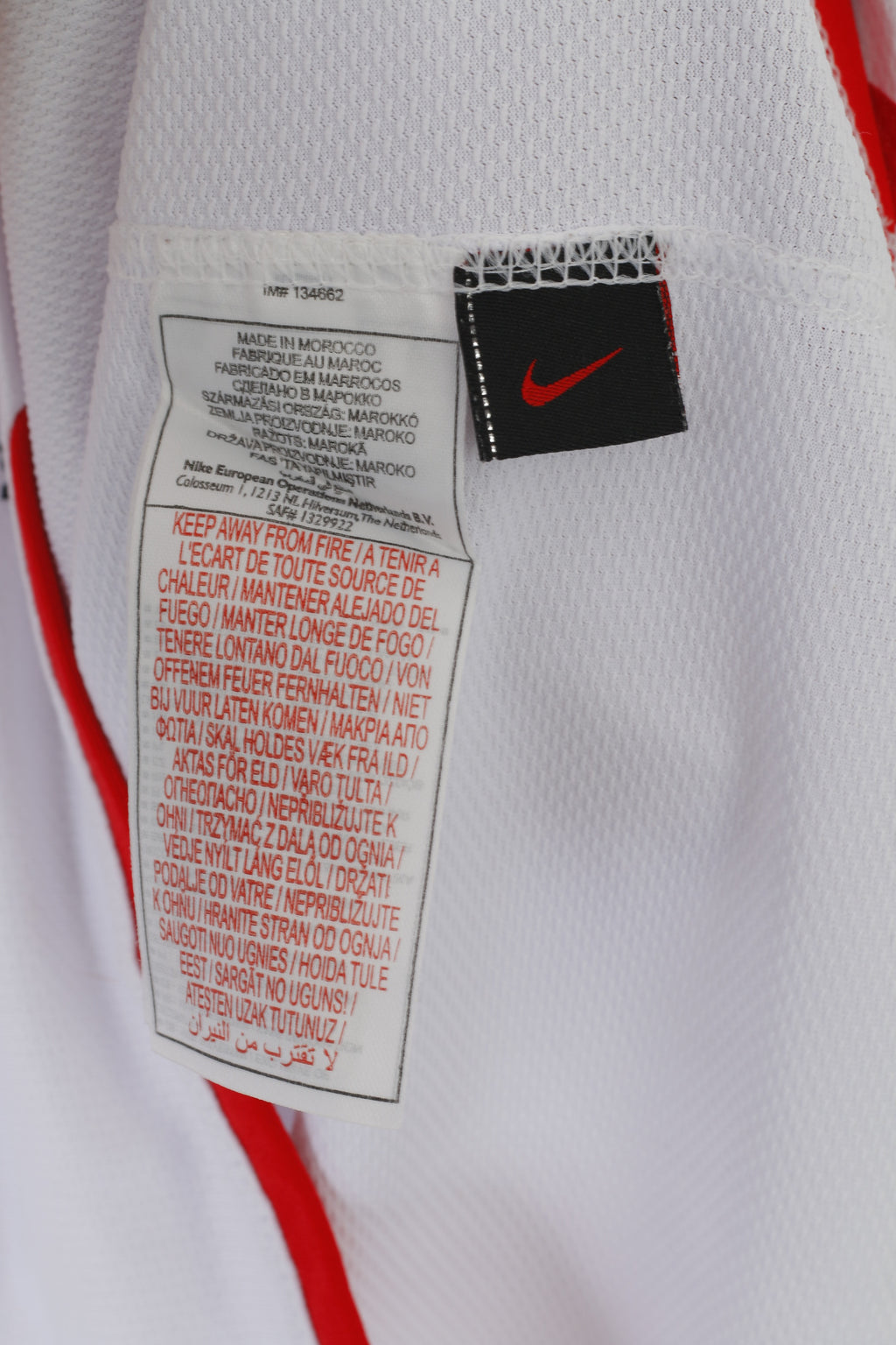 Nike FC Inter Milan Boys 13-15 Age 158-170 Shirt White 07-08 Jersey Football Centenary Top