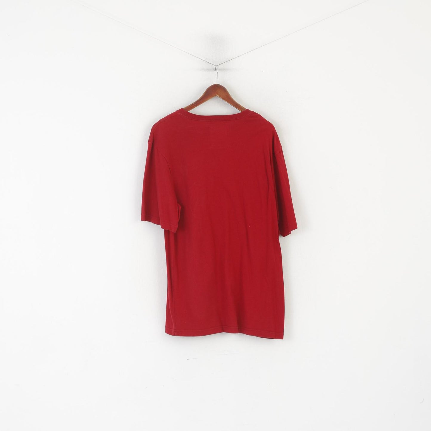 T-shirt Northern Vibe Canada da uomo XL in cotone rosso Vancouver girocollo vintage