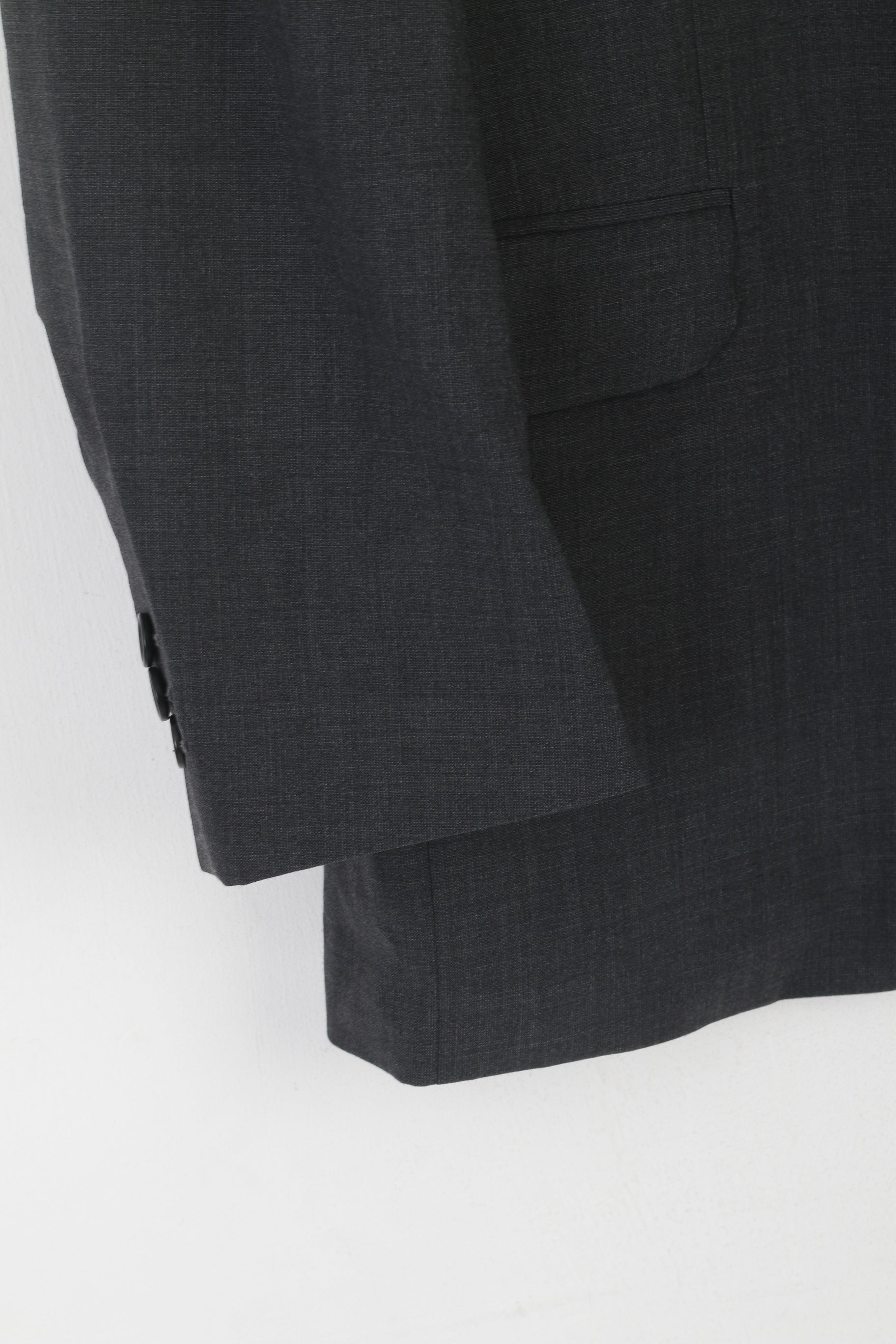 Giacca da uomo verde corsa 25 40 Blazer monopetto in lana grigia con spalline