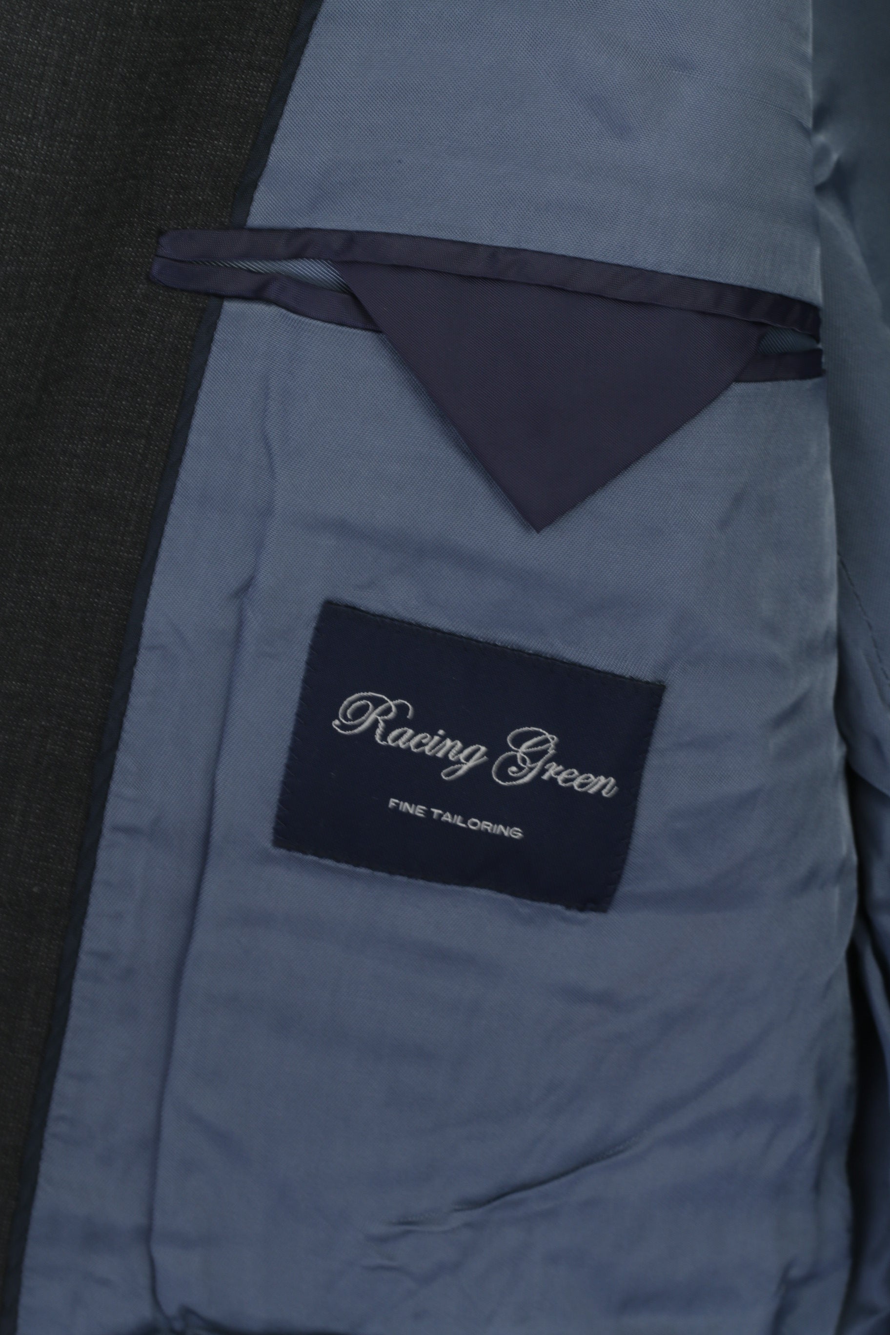 Giacca da uomo verde corsa 25 40 Blazer monopetto in lana grigia con spalline