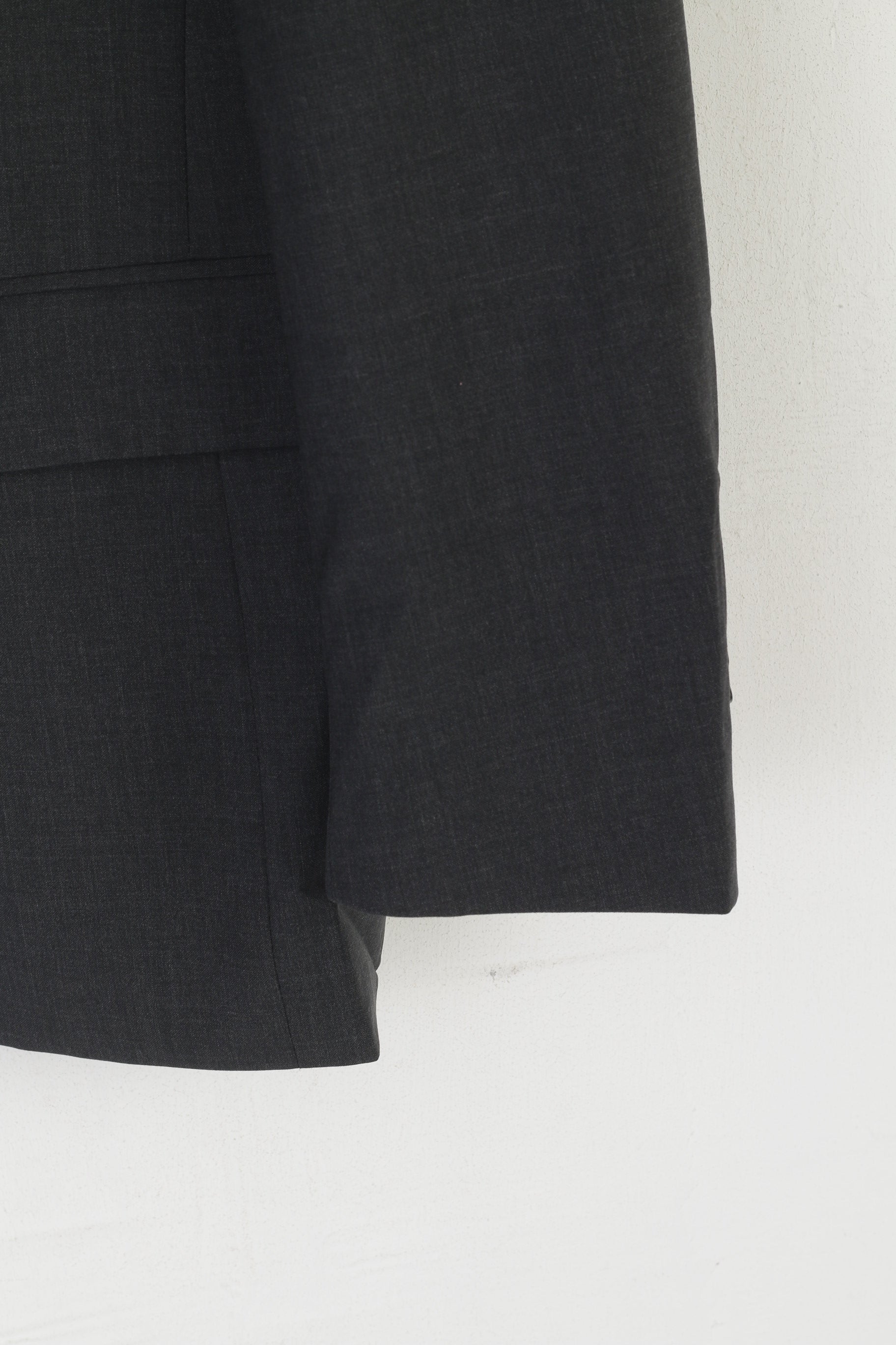 Tommy Hilfiger Men 25 40 Blazer Gray Wool Vintage Single Breasted Jacket