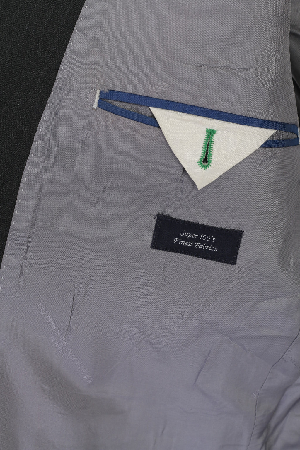 Tommy Hilfiger Men 25 40 Blazer Gray Wool Vintage Single Breasted Jacket