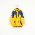 Fibre-Tex Men XL Jacket Yellow Vintage Outdoor Nylon Waterproof Hooded Top