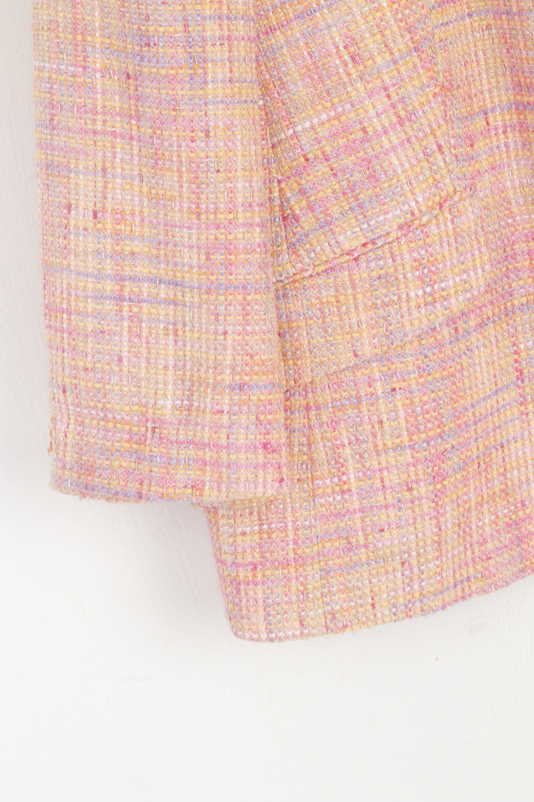 Marcona Giacca da donna XXL Giacca con spalline monopetto vintage rosa pastello