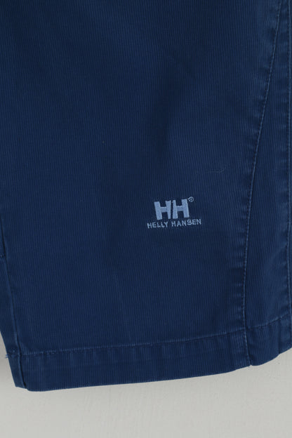 Helly Hansen Short Femme Bermuda Capri Brodé En Coton Marine