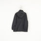 Joie de Vivre Women  L Jacket Black Nylon Waterproof Hooded Natuical Sports Top