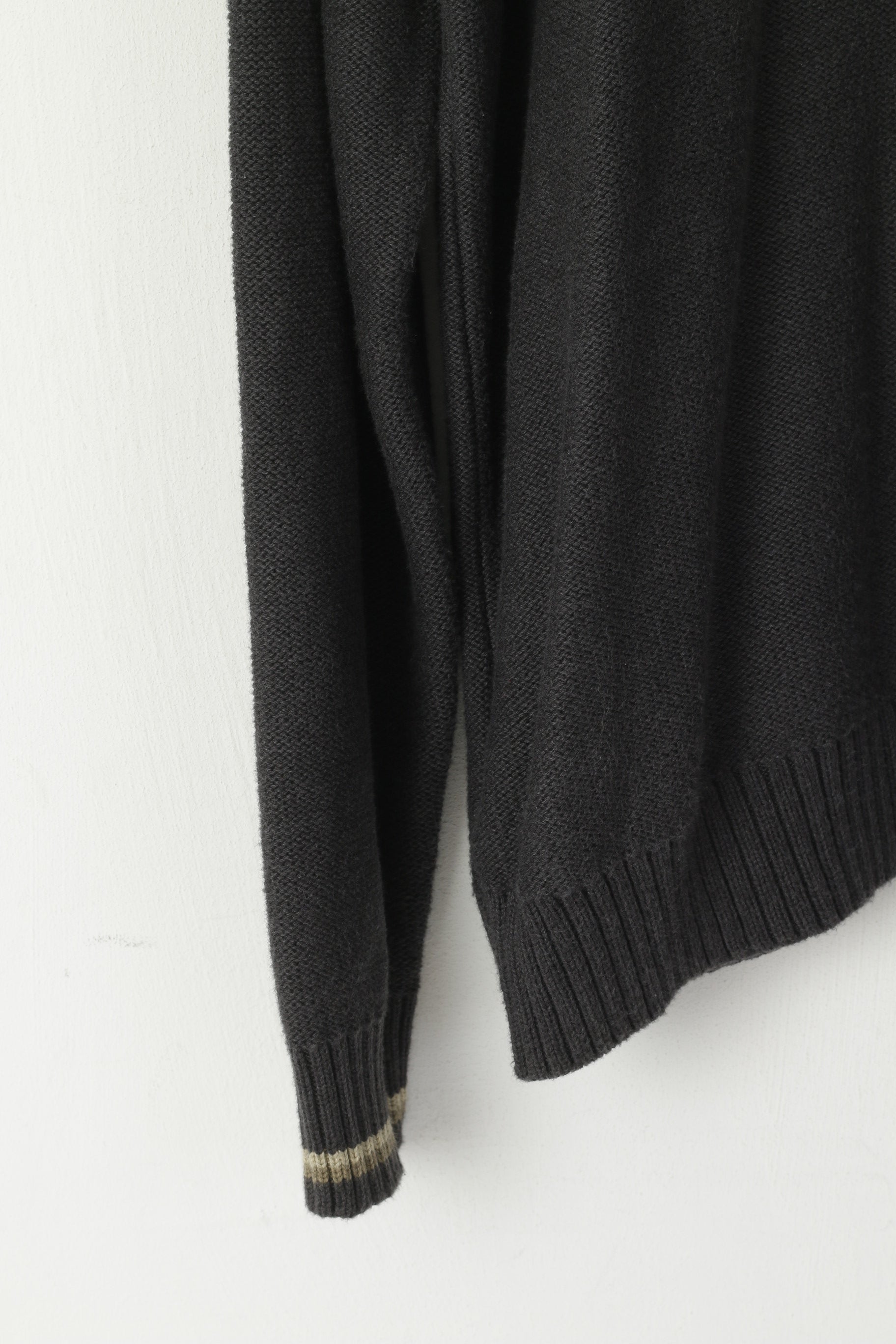 Lerros Uomo L Maglione Grigio Cotone Girocollo Deer Elk Isand Maglione del Parco Nazionale