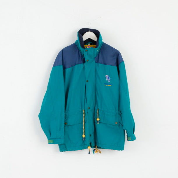 Agréable Hommes S Veste Vert Nylon Vintage Zip Up Sportswear Parka Top