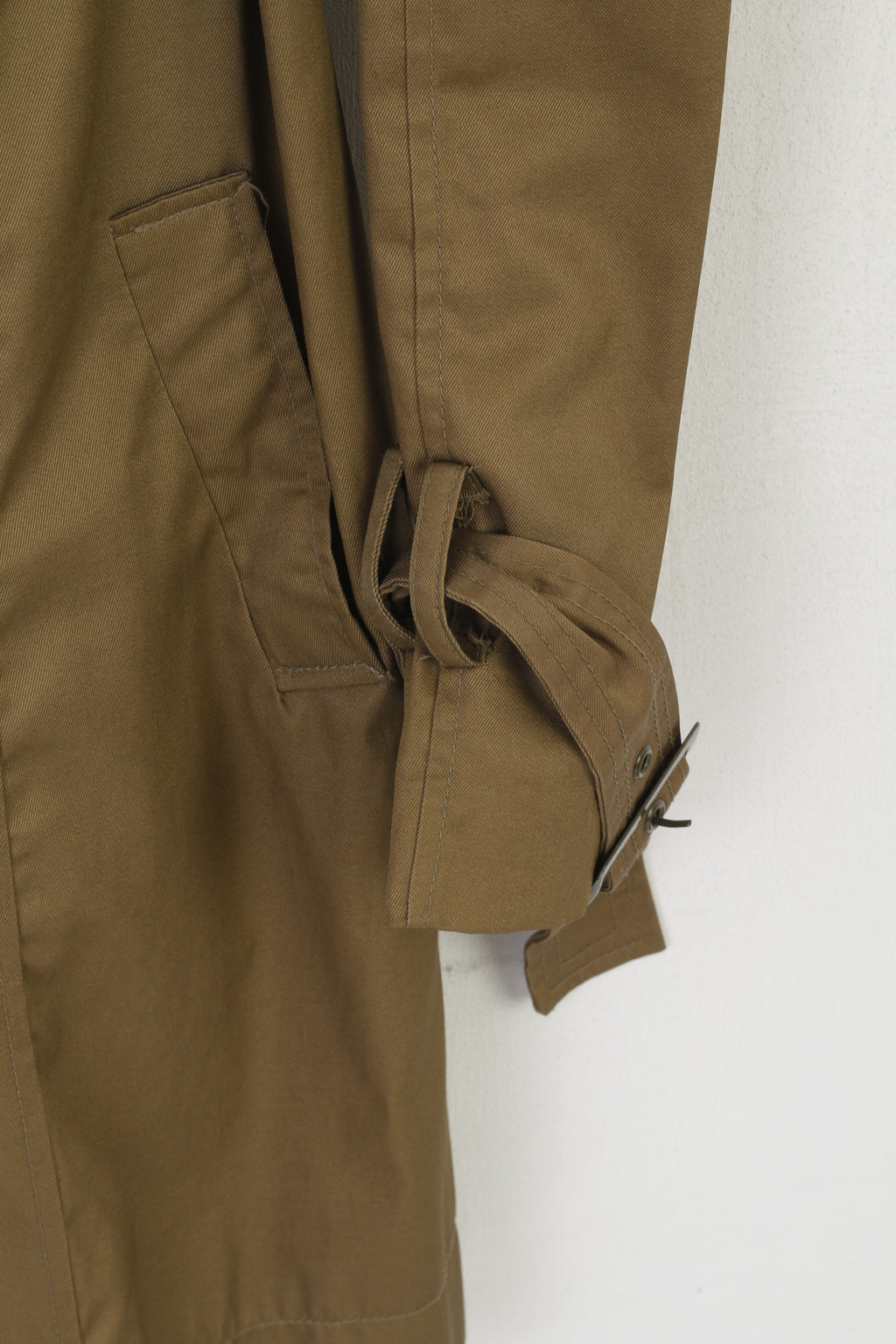 Sara Kelly by Ellos Women 16 42 Coat Gold Double Breasted Classic Shiny Top