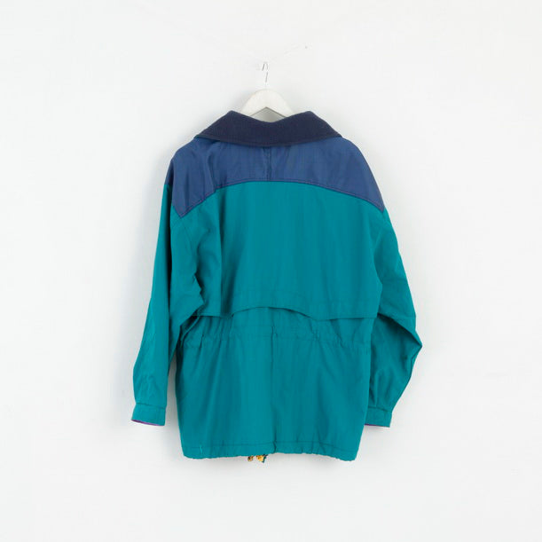 Agréable Hommes S Veste Vert Nylon Vintage Zip Up Sportswear Parka Top