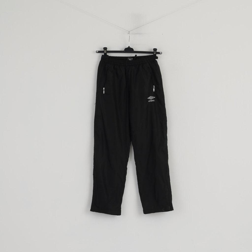Pantaloni sportivi Umbro Boys 152 Pantaloni sportivi da allenamento neri lucidi