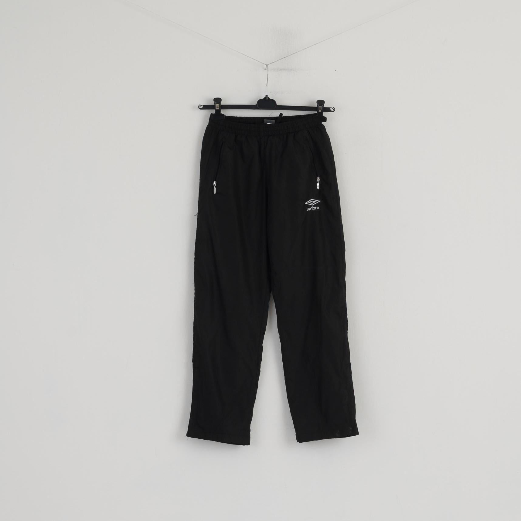 Pantaloni sportivi Umbro Boys 152 Pantaloni sportivi da allenamento neri lucidi