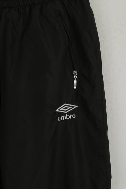 Umbro Boys 152 Sweatpants Black Shiny Sport Training Sportswear Trousers