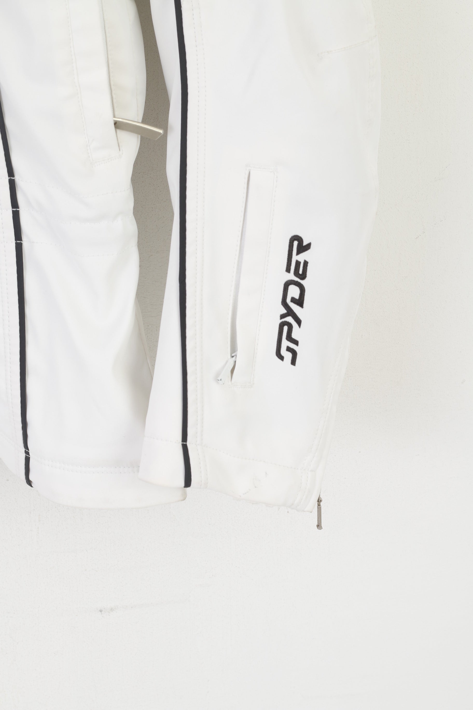 SPYDER Women 38 10 M Ski Jacket White Thinsulate LiteLoft XTL 10000mm Outdoor Top