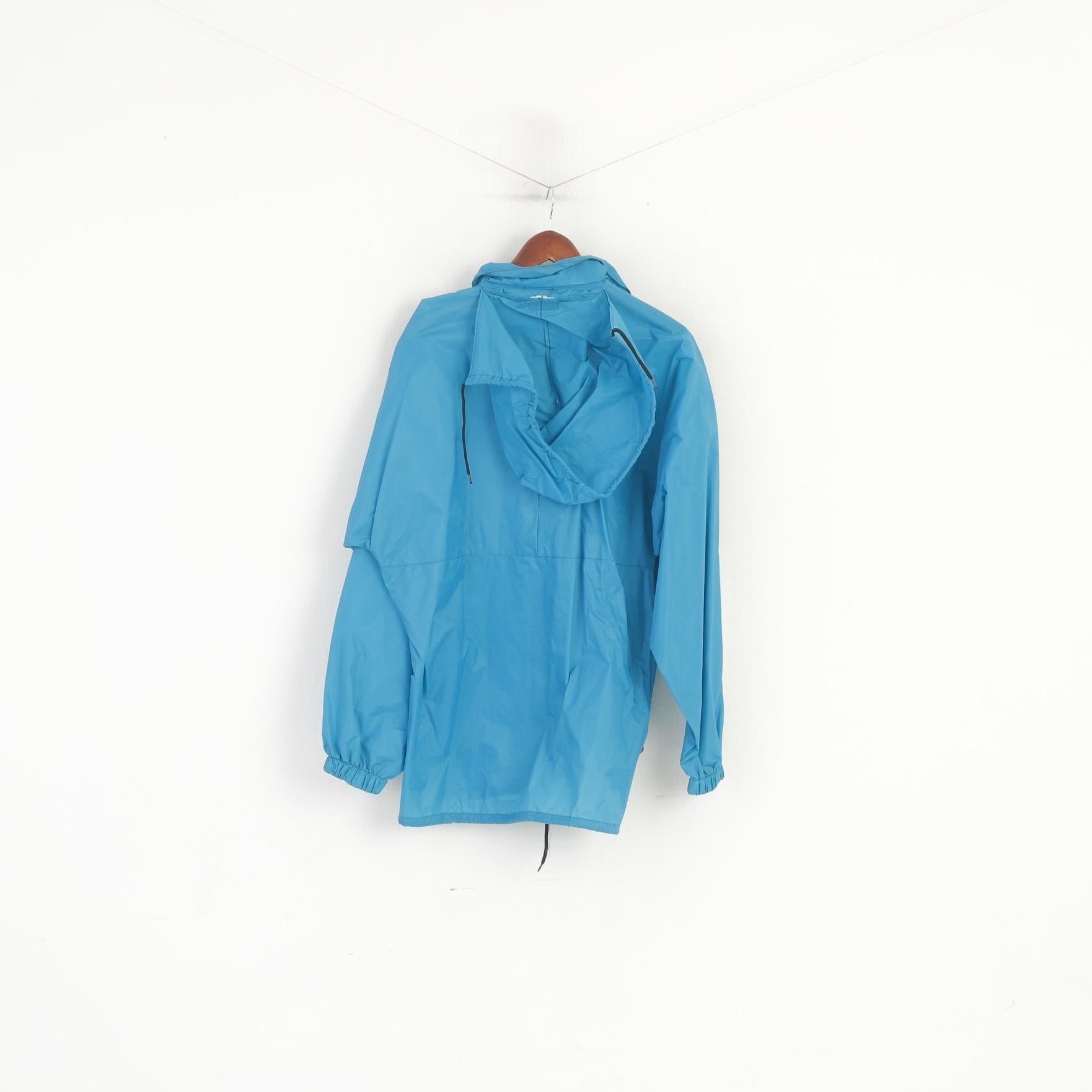 K-Way International Veste L pour homme Turquoise pliable vintage en nylon imperméable