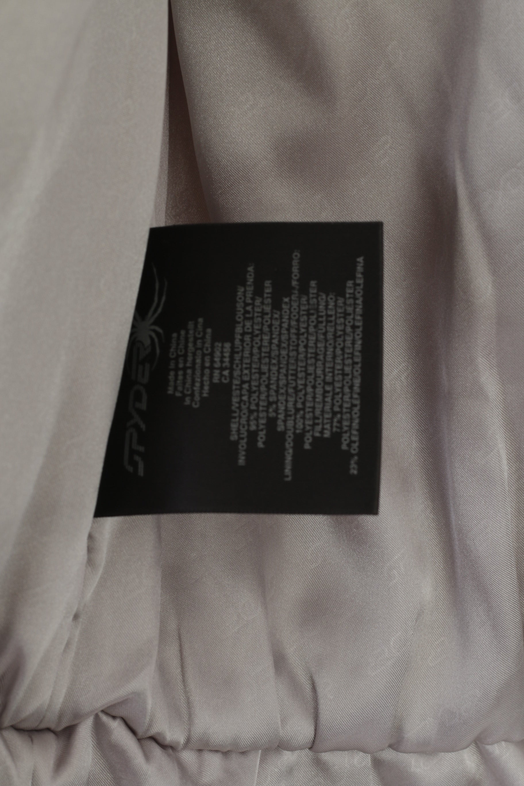 SPYDER Women 38 10 M Ski Jacket White Thinsulate LiteLoft XTL 10000mm Outdoor Top