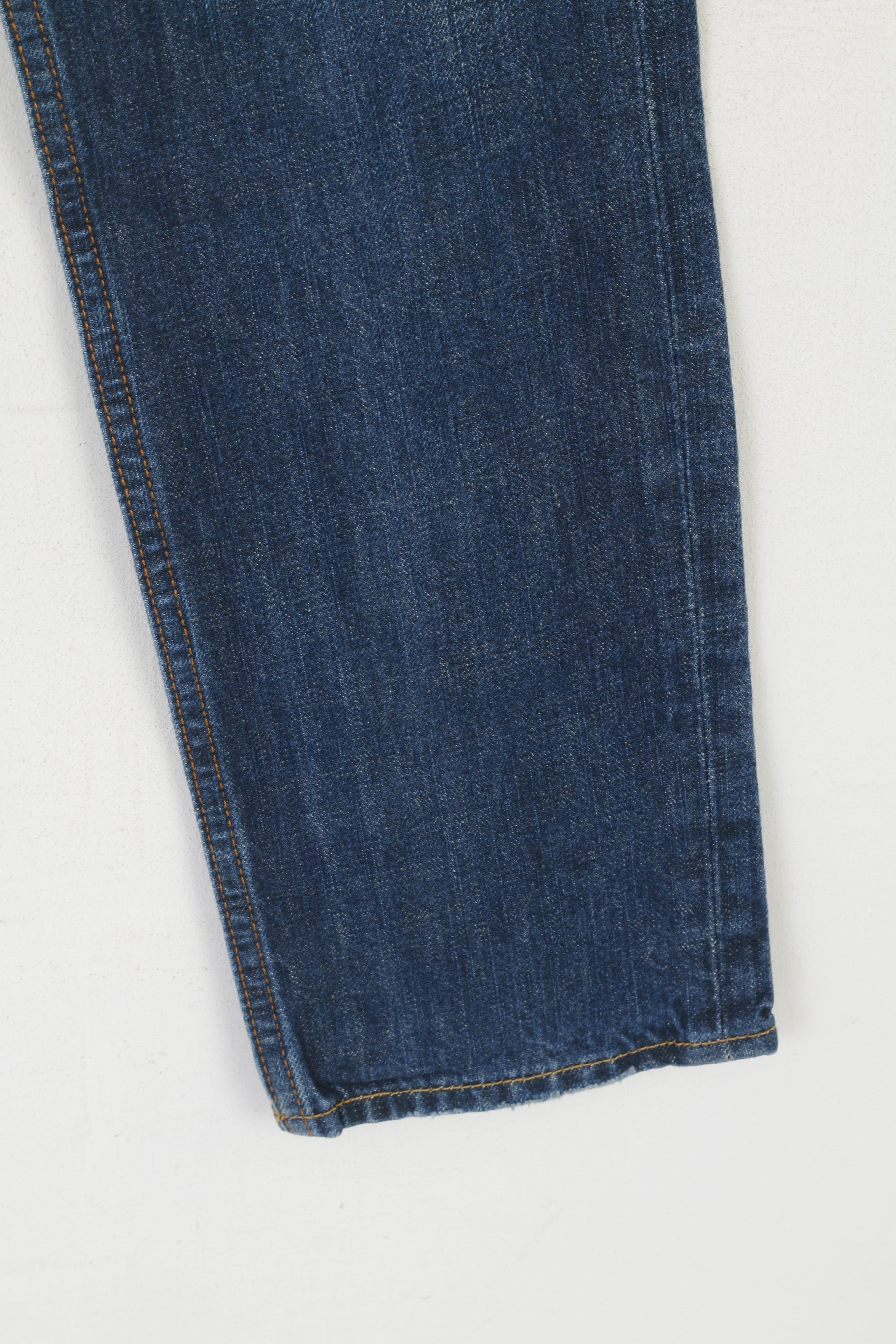 Hollister Femme 28 Jeans Pantalons Pantalons Classiques Droits En Coton Denim Bleu Marine