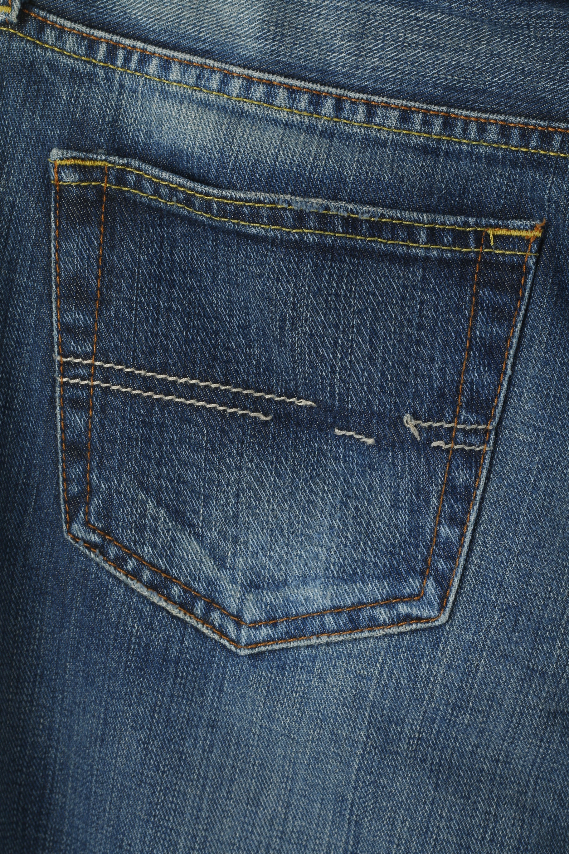 Tommy Hilfiger Denim Women 28 34 Trousers Navy Cotton Jeans Hipster Bootcut Pants