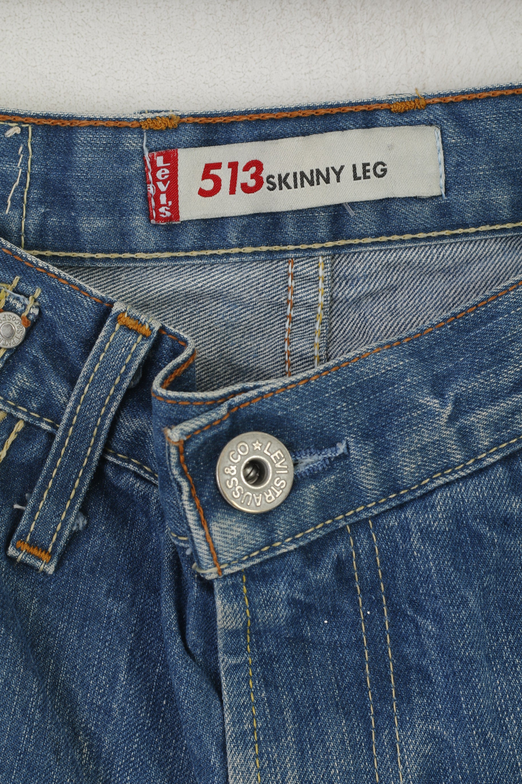LEVI'S STRAUSS 513 Mens W36 L34 Slim Fit Straight leg Jeans Denim Pants  Trousers | eBay