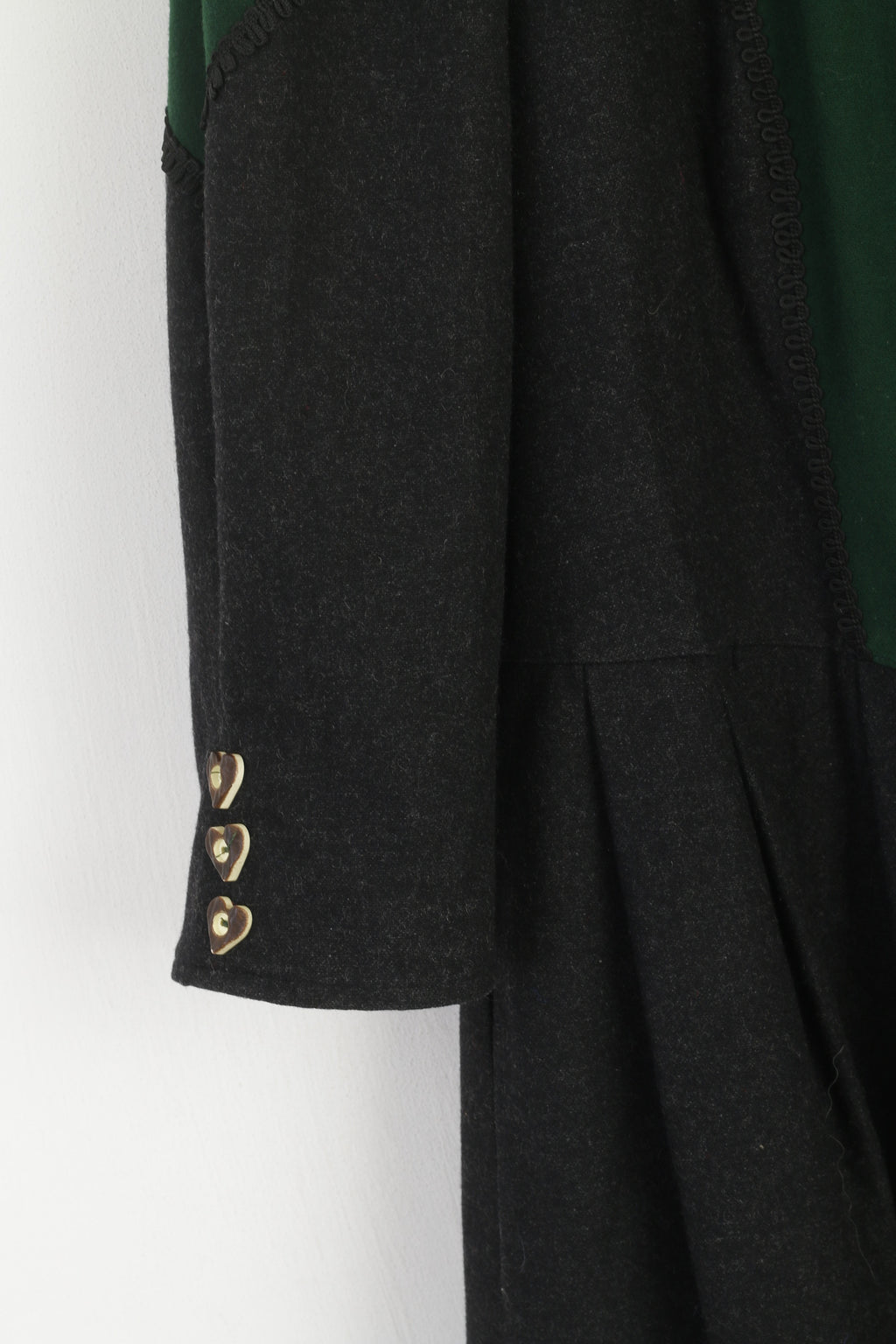 Mode aus Salzburg by h. moder Women 44 L Dress Green Wool Trachtenmode Tyrol