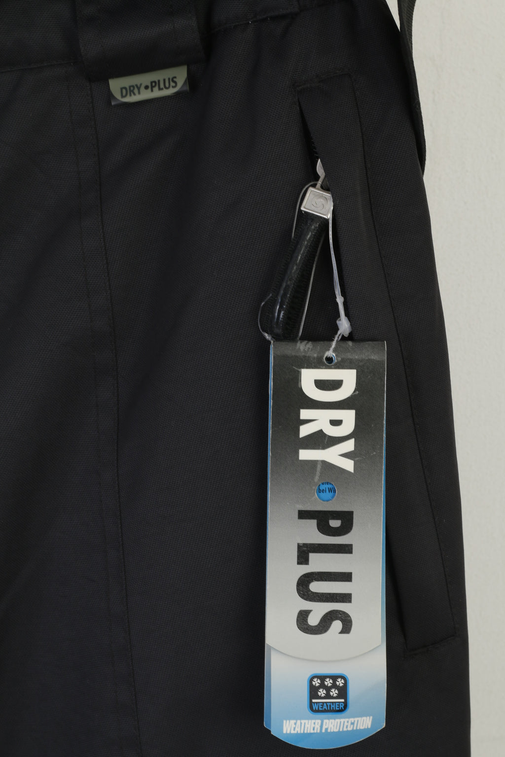 New Etirel Women 18 XL Ski Trousers Black  Dry Plus Nylon Salopette Snow Pants