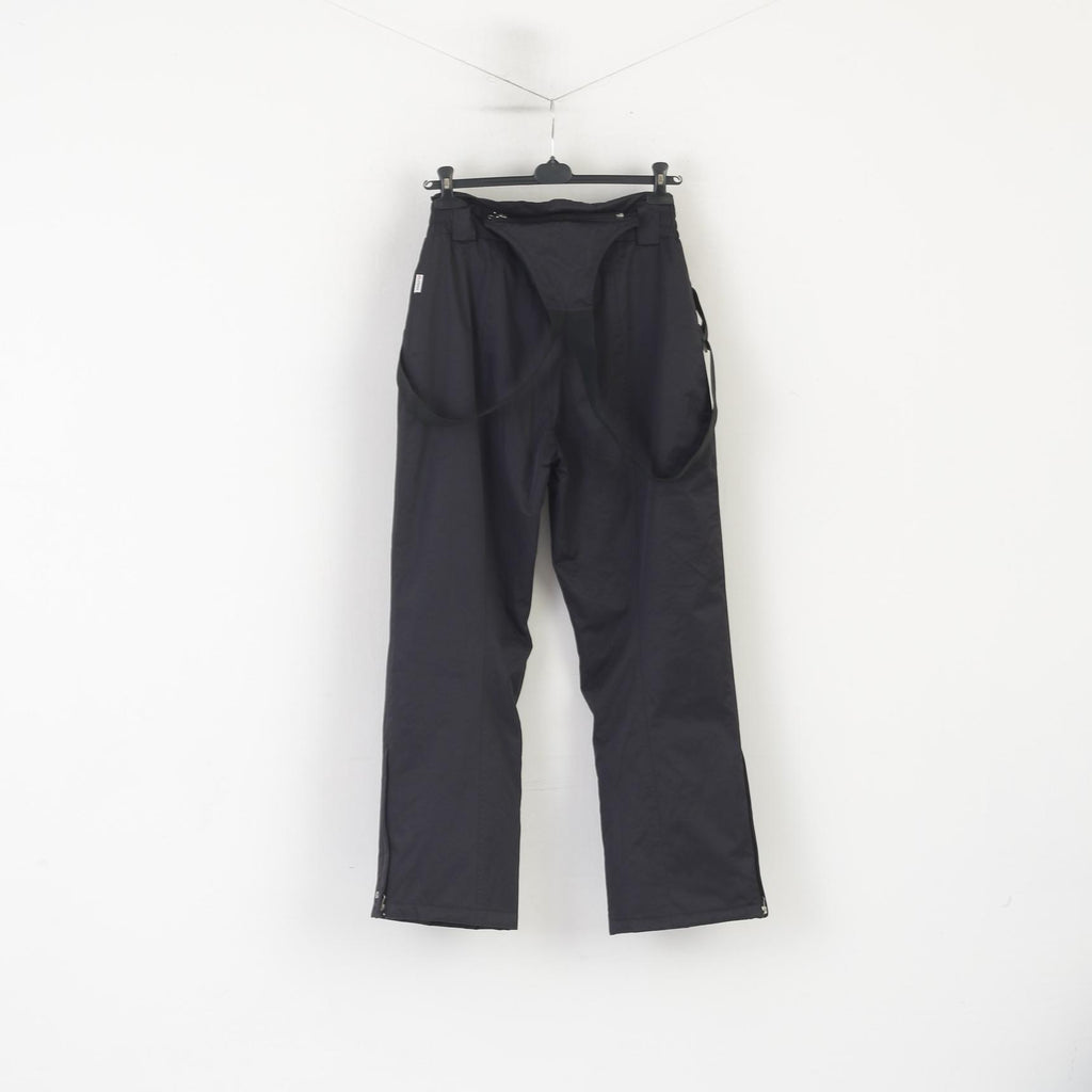 New Etirel Women 18 XL Ski Trousers Black  Dry Plus Nylon Salopette Snow Pants