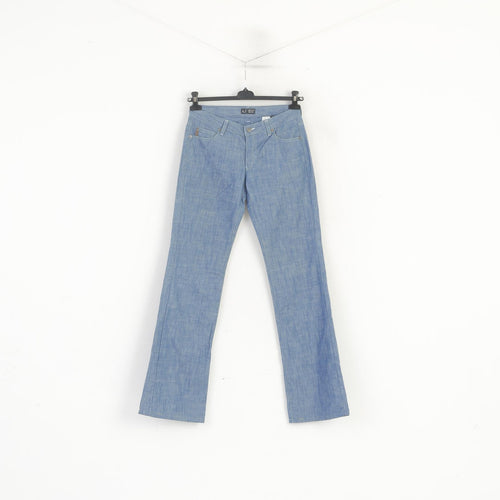 Armani Jeans Femme 27 Pantalon Bleu Coton Italie Indigo Série 004 Pantalon Bootcut