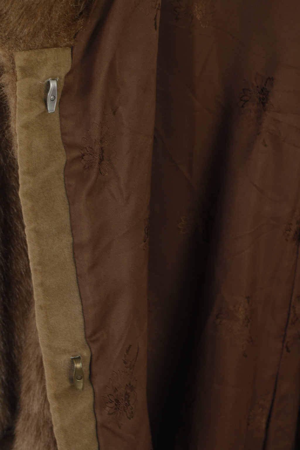 Modell Augustusburg Women M Fur Jacket Brown Wolpryla Pelzimitat Crimlin Jacket