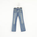 Diesel Femme 26 Jeans Pantalon Bleu Denim Coton Bootcut Vintage Long Pantalon