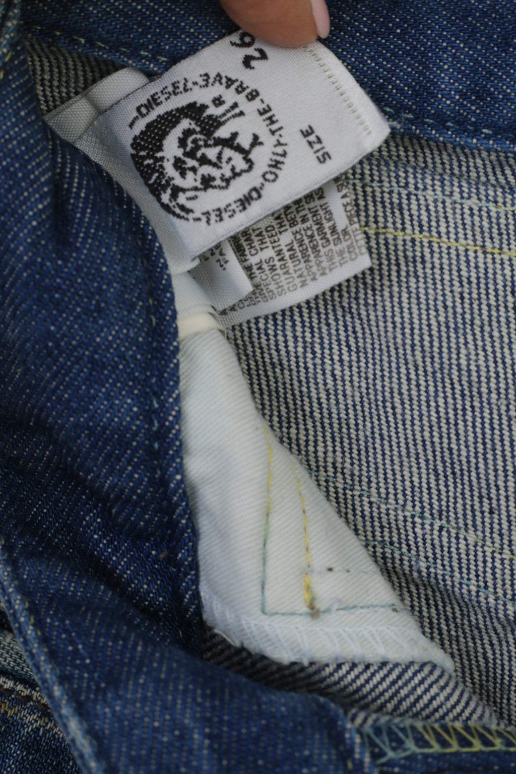 Diesel Donna 26 Pantaloni Jeans Pantaloni lunghi vintage bootcut in cotone denim blu