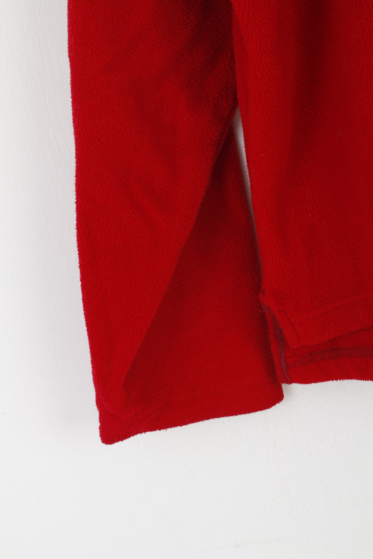 Sprayway Men XL Fleece Top Red Vintage Zip Neck Outdoor Sweateshirt