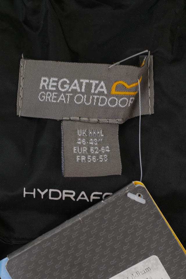 New Regatta Mens XXXL 62-64 Trousers Black Hydrafort Plus Size Outdoor Pants