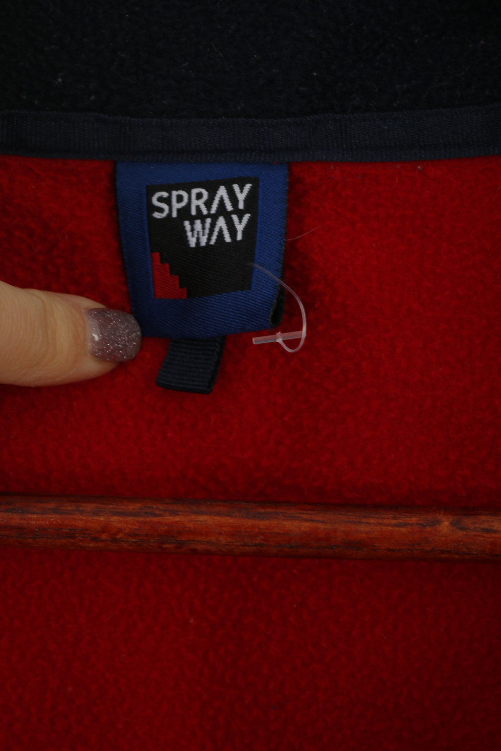 Sprayway Men XL Fleece Top Rouge Vintage Zip Neck Outdoor Sweatshirt