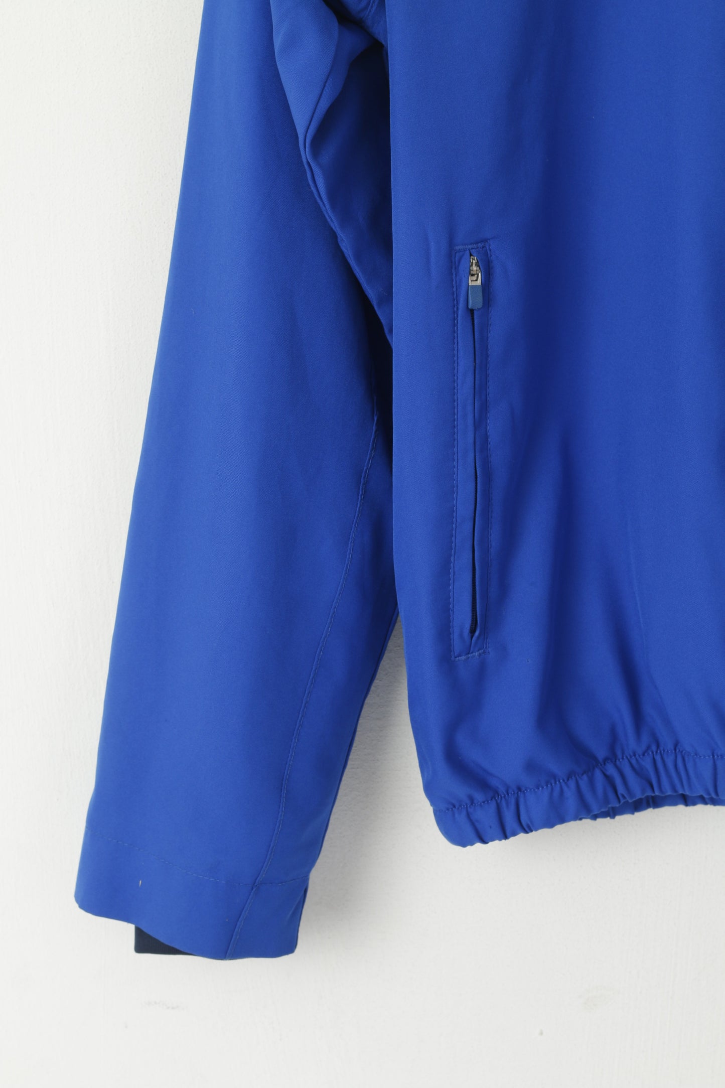 Umbro Men S Jacket Blue Lightweight Activewear Mesh Lined Zip Up Sport Training Top