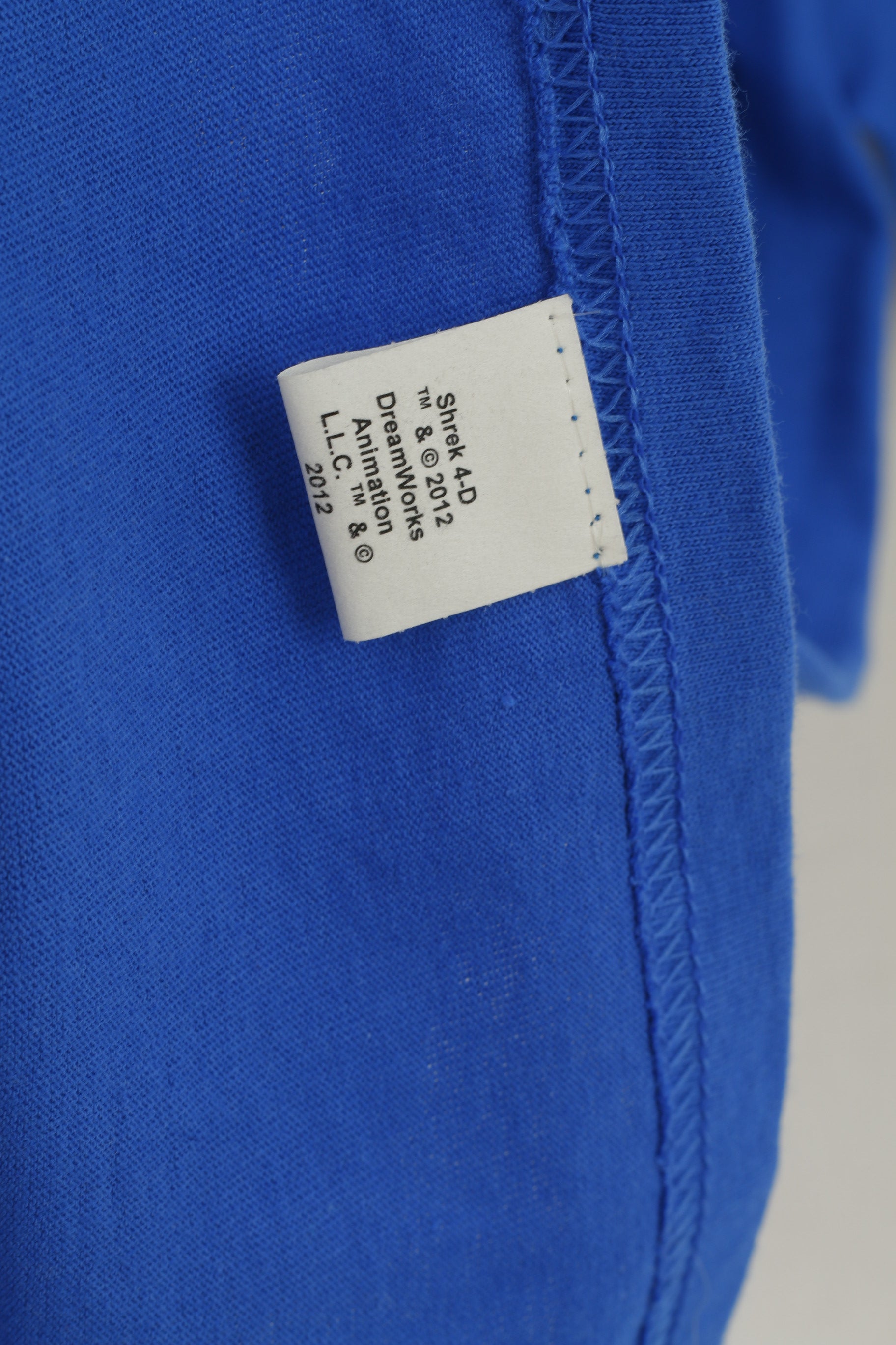 Maglietta da uomo Universal Studios Maglietta blu in cotone vintage Hollywood Shrek King Kong