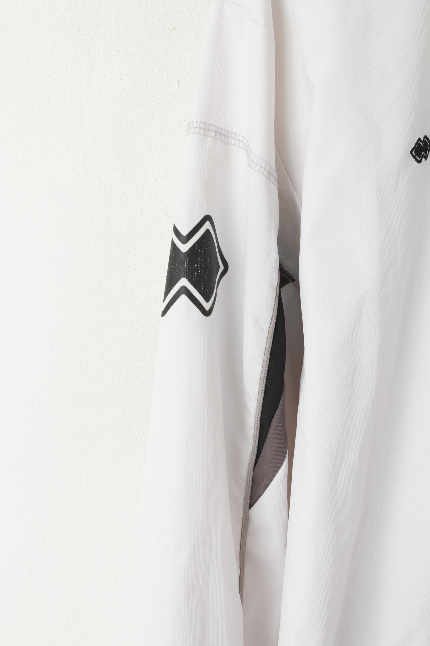 Errea Men XXL Jacket White Holland Burnley FC Sport Full Zipper Sportswear TrackTop