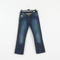 Joules Womens 14 L Jeans Trousers Navy Denim Cotton F_Hazzard Pants
