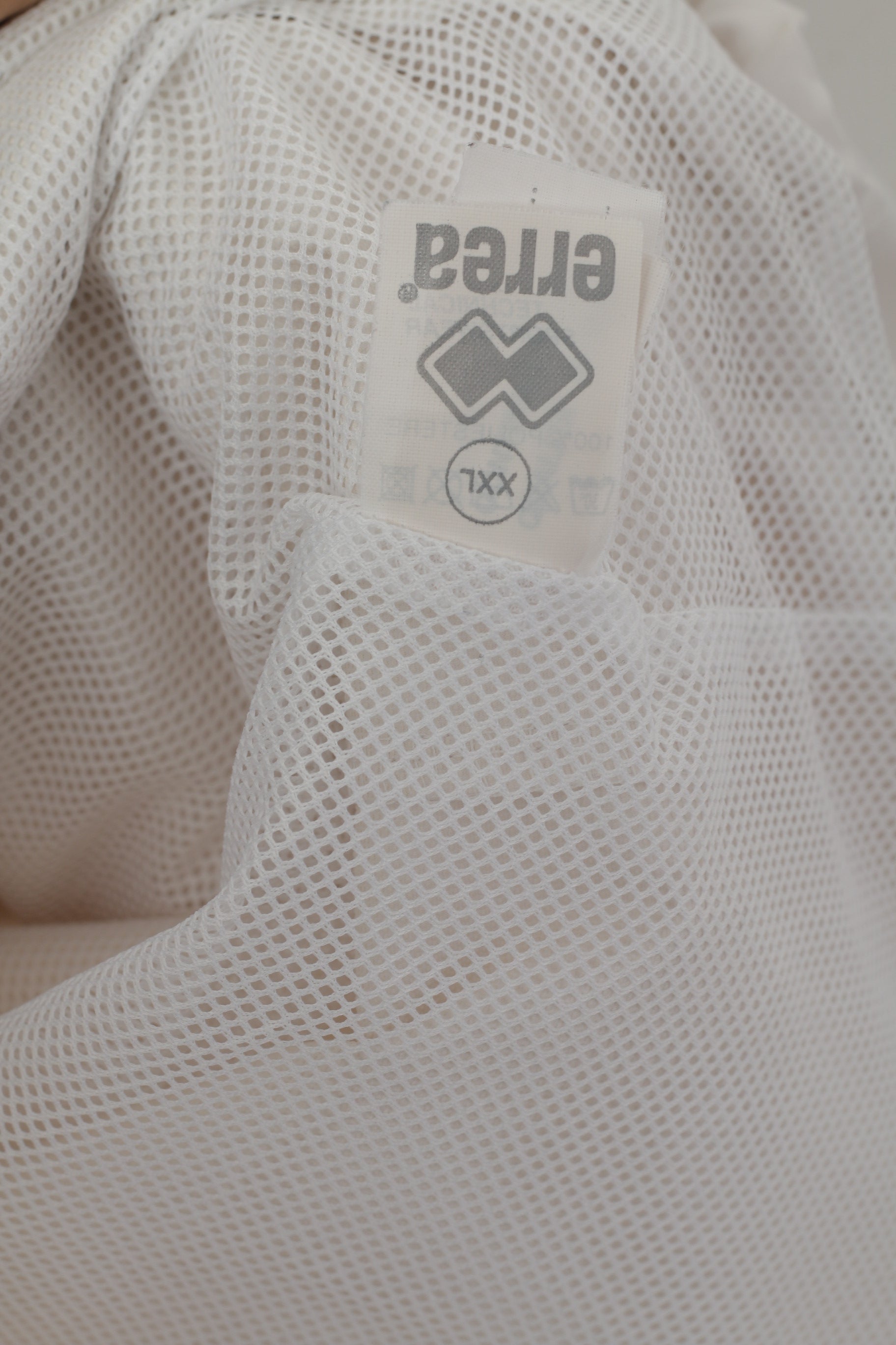 Errea Giacca XXL da uomo bianca Holland Burnley FC Sport Full Zipper Sportswear TrackTop