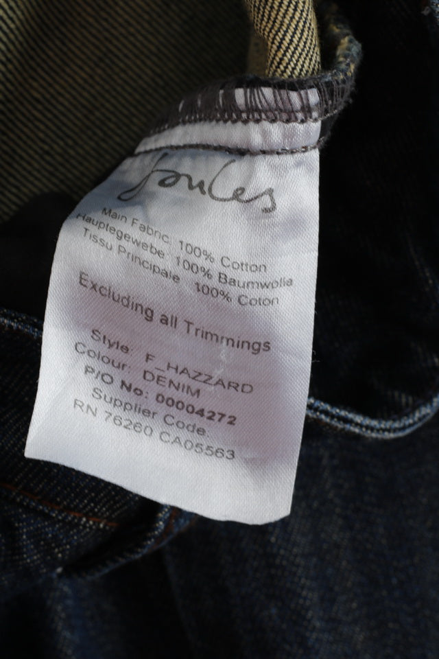 Joules Womens 14 L Jeans Trousers Navy Denim Cotton F_Hazzard Pants