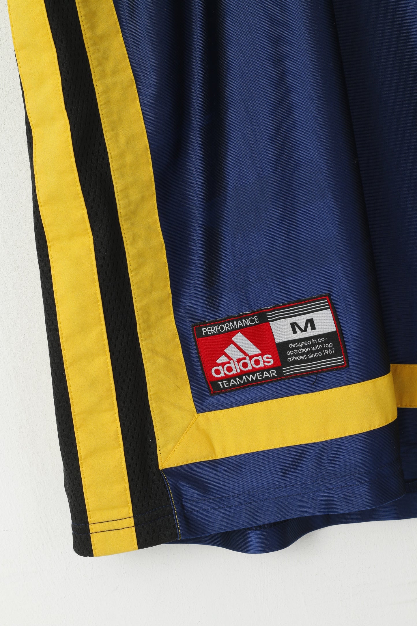 Adidas Men M Sleeveless Shirt Navy Basketball Teamwear Performance Vintage Vest